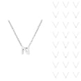 thumbnail image 1 of Initial Necklaces for Women Men A-Z Silver Personalized Name Pendant Charm Necklace Fashion Jewelry Accessories Gift, 1 of 4
