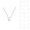 thumbnail image 1 of Initial Necklaces for Women Men A-Z Silver Personalized Name Pendant Charm Necklace Fashion Jewelry Accessories Gift, 1 of 4