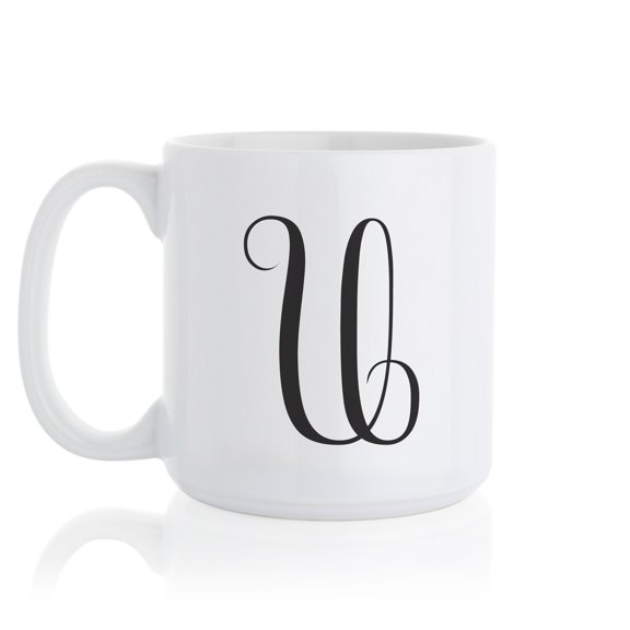 Initial Script NP Large Mug 20oz