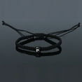 thumbnail image 1 of Bracelets Minimalist Initial String Bracelet for Women Men Handmade Rope Braided Jewelry Matching Couple, 1 of 8