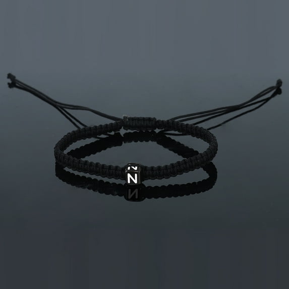 Initial String Bracelets for Women Men Teen Boys Handmade Rope Braided Minimalist Jewelry Matching Couple