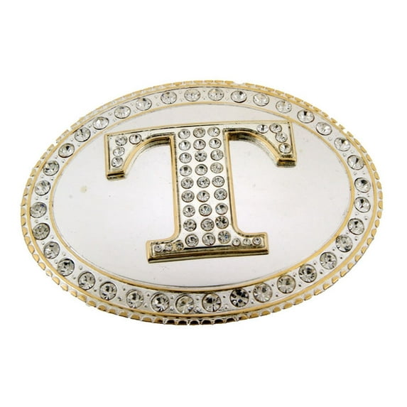 Initial T Monogram Belt Buckle Letter Alphabet Western Cowboy Rodeo Texas Mirror