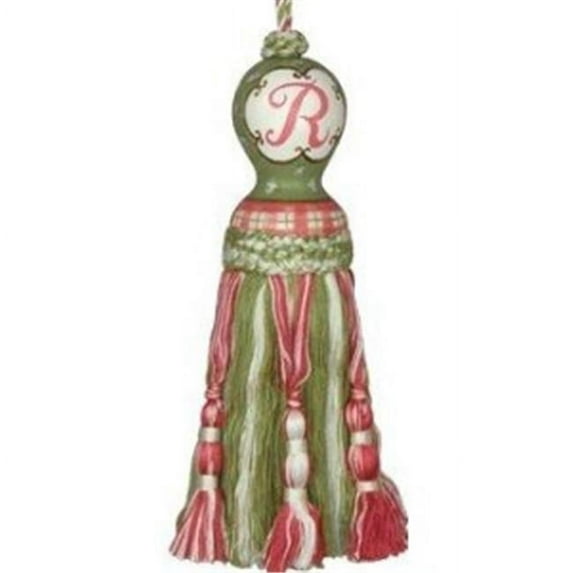 Initial Tassel H Hand Painted Tassel 8in.