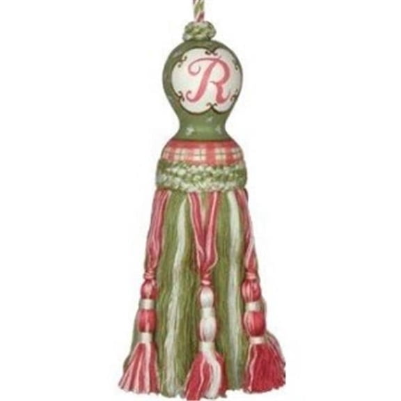 Initial Tassel H Hand Painted Tassel 8in.