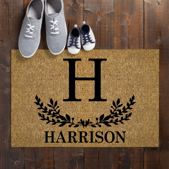 Initial and Name Personalized Indoor/Outdoor Doormat