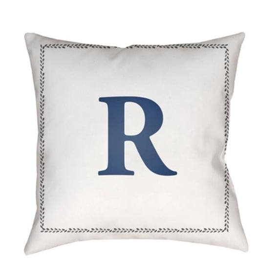 Initials 20 x 20 x 4 Throw Pillow