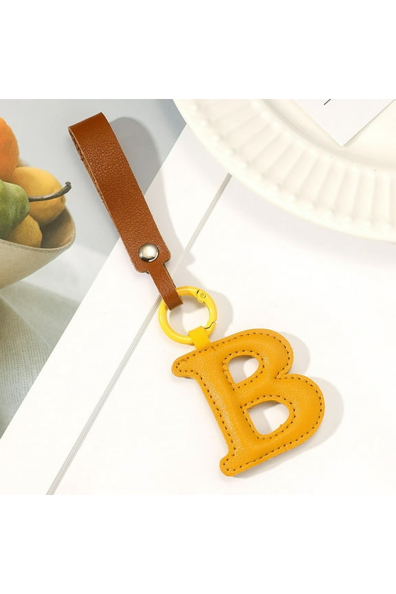 Initials Letter Keychain, Letter Keychains For Women, Customizable Keychain, Women'S Keyrings & Keychains, Premium Resin Letter Keychain For Women, Girl Cute Car Key chain With Fur Ball Pom