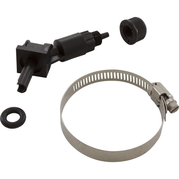 Injection Fitting, Threadless, Blue-White, 1/4" OD Tubing Connection