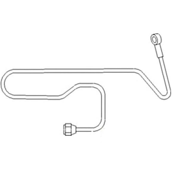 Injection Line - #4 Cylinder fits John Deere 600 4000 4020 4520 AR51197