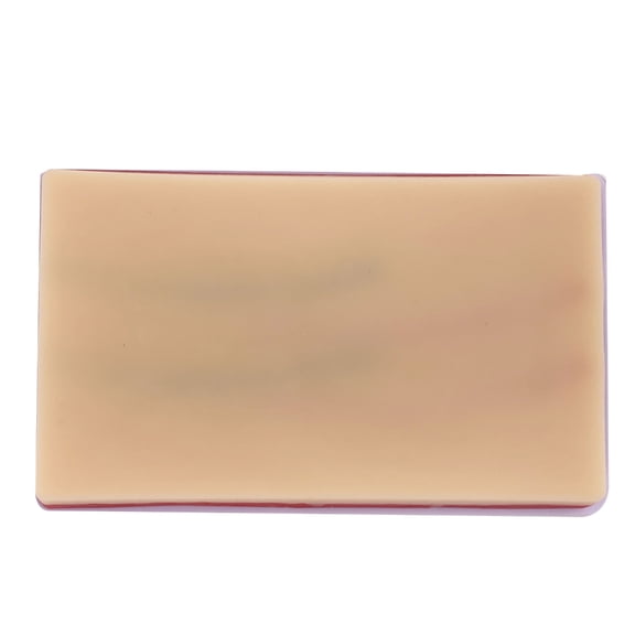Injection Practice Pad with 4 Veins Silicone Human Skin Suture Training Model,
