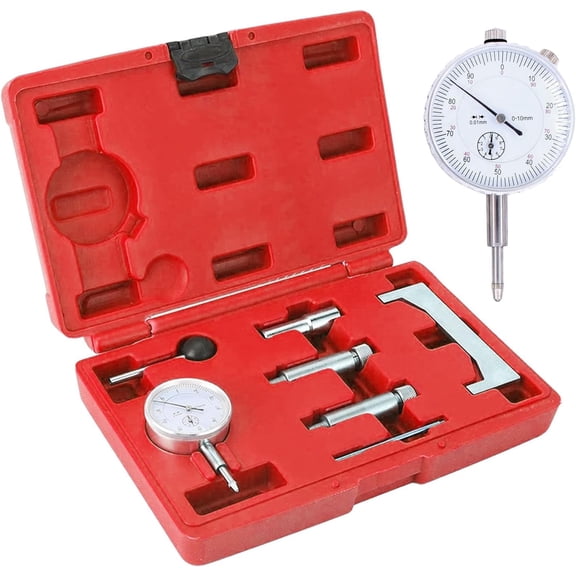Injection Pump Adjustment Tool Camshaft Tools, Injection Pumps Timing Static Adjustment Dial Gauge Start Diesel Pump Diesel Adjustment Indicator Tool Kit for Transporter T4 T3