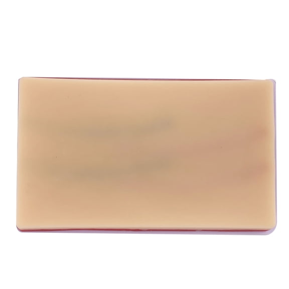 Injection Training Pad Model, Injection Practice Pad4 Veins Imbedded Silicone Human Skin Suture Training Model,