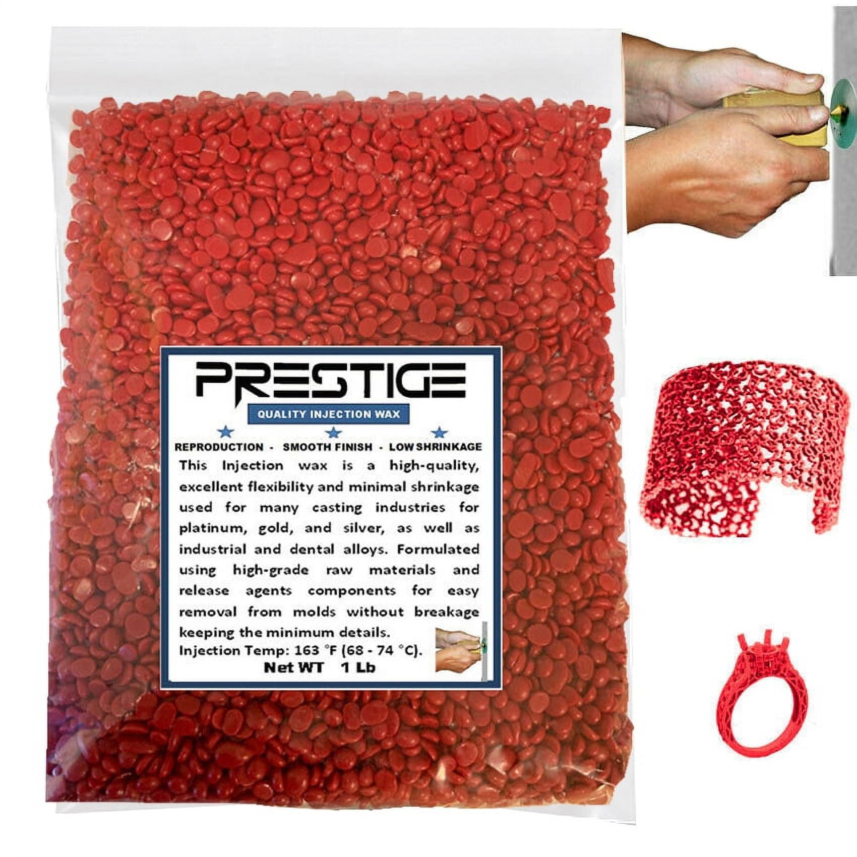 Red Refined Wax - Dental Wax - Yates Motloid