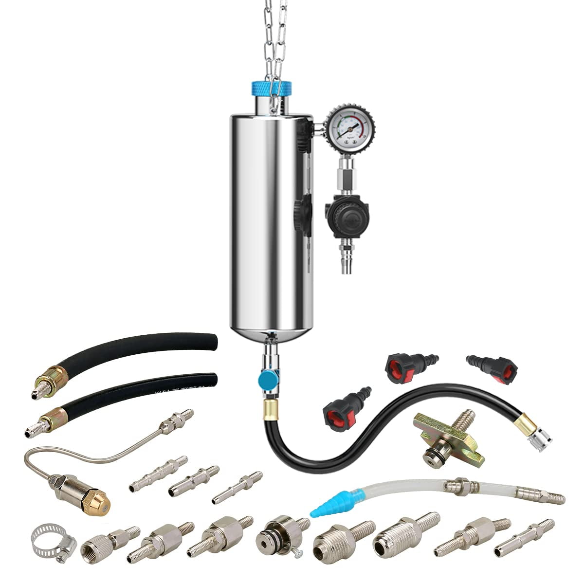 Injector Cleaner Tool Kit 1000ML 150PSI Disassembly-Free Injection ...