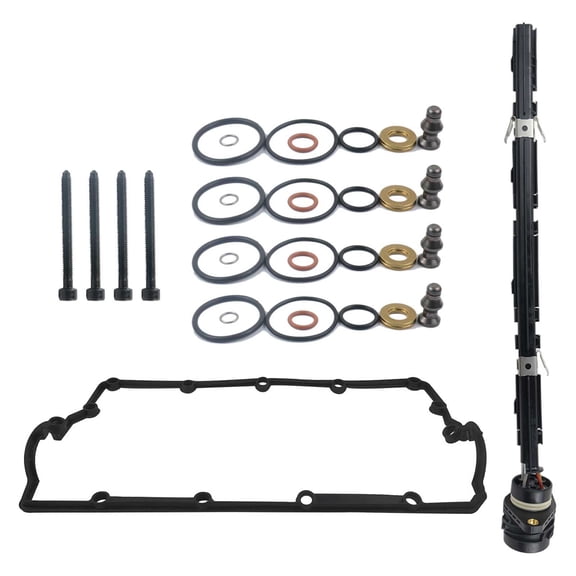 Injector Harness Wiring Loom, Seals & Bolts Kit for VW Jetta 1.9L TDI 2004-2006 BEW BRM Engine, OE 038103385A 038971600 038198051A Fuel Injection System Repair Kit