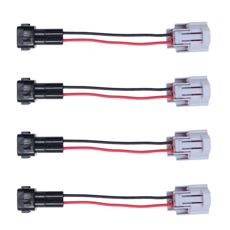 Injector PnP Adapters - Denso (female) to OBD2 (male)-Wired (Choose QTY)