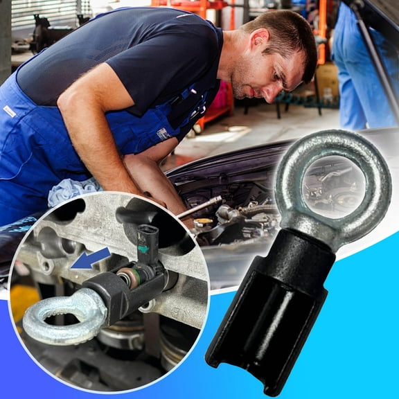 Injector Puller Removal Tool | Heavy Duty Injector Installer Extractor | Ergonomic Handle | Universal Fit for Multiple Engine Models | Safe & Efficient Removal | Durable Portable Design