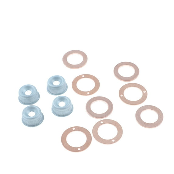 Injector Seal Kit with Heat Shield Combination Fit for Kubota V2203 4 Cylinder