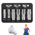 Injector & Sensor Line Socket Set,3/8 and 1/2-Inch Drive Metric 10-22 ...
