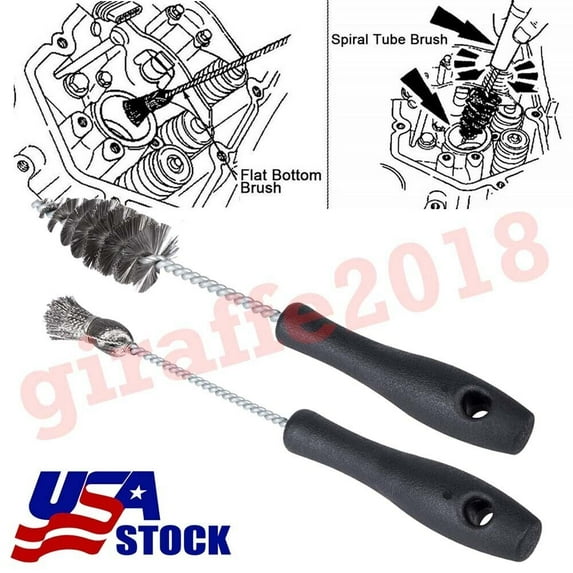 Injector Sleeve Cup Seat Bore Cleaning Brush Set For 1994~2018 Ford Powerstroke