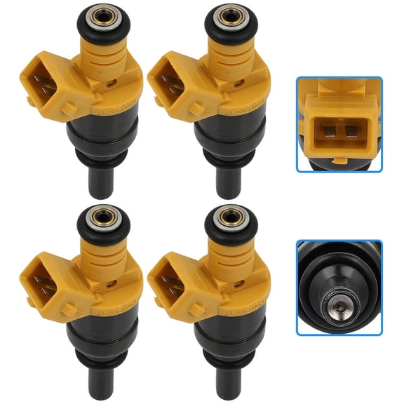 Injectors,CCIYU 2 Holes Fuel Injector set fit for 2001-2002 for Kia Rio 1.5L, 2003-2005 for Kia Rio 1.6L
