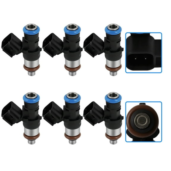 Injectors,CCIYU 4 Holes Fuel Injector set fit for 2011-2017 for Ford for Edge/for Mustang, 2011-2014 for Ford for F-150, 2013-2017 for Lincoln for MKT