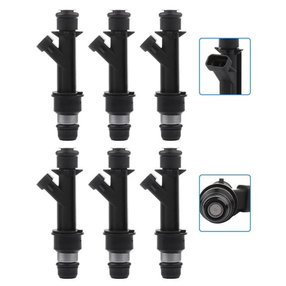 Injectors,CCIYU 4 hole Fuel Injectors Kit fit for Acura SLX,for Isuzu fofor Ramigo Trooper VehiCROSS Rodeo,for Honda for Passport 3.2L V6 25166922 Injector,6 Pieces Fits select: 1998 ISUZU RODEO S/LS