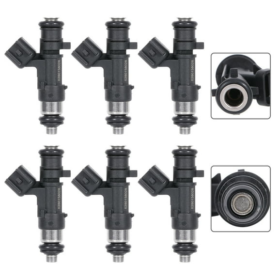Injectors,CCIYU 4 hole Fuel Injectors Set fit for Dodge Avenger Challenger Charger Journey Grand Caravan Magnum Nitro Stratus 0280158028 Injector,6 Pieces