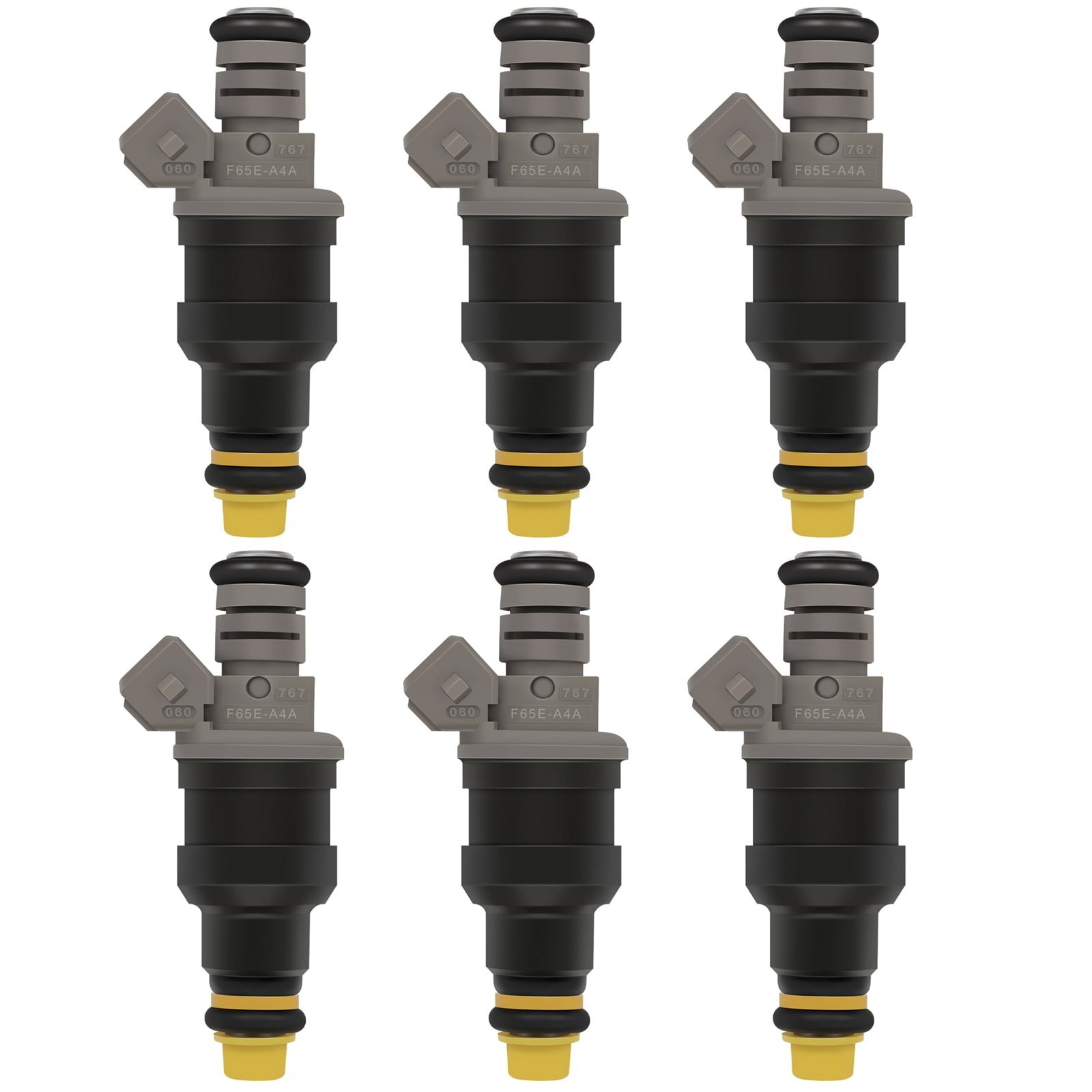 Injectors Kit,SCITOO 4 Holes Fuel Injector fit for 97-98 for Ford for E ...