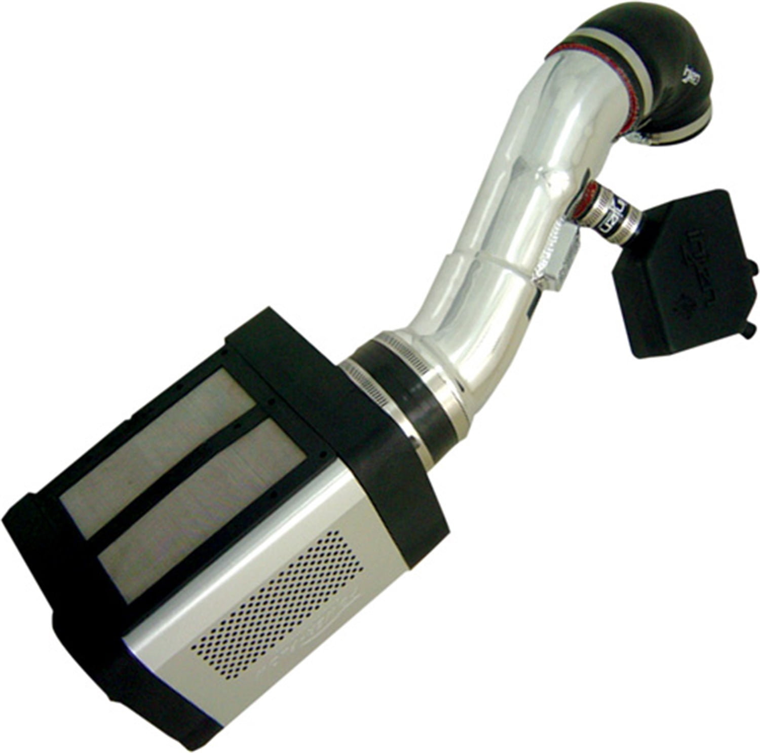 Injen 04-10 QX56 / 04-12 Armada/Titan V8 5.6L w/Power Box Polished Power-Flow Air Intake System Fits select: 2004-2015 NISSAN TITAN, 2021 TOYOTA TUNDRA DOUBLE CAB SR/SR5