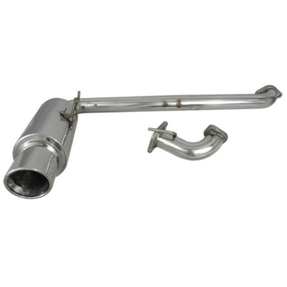 Injen 11 Scion tC 60mm 304SS Axle-Back Exhaust - SS Resonated T w/ Rolled Lip - Injen embossed logo Fits select: 2011-2016 TOYOTA SCION TC