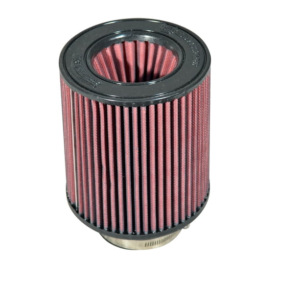 Injen High Performance Air Filter - 3 1/2 Black Oiled Filter 6 Base / 6 7/8 Tall / 5 1/2 Top