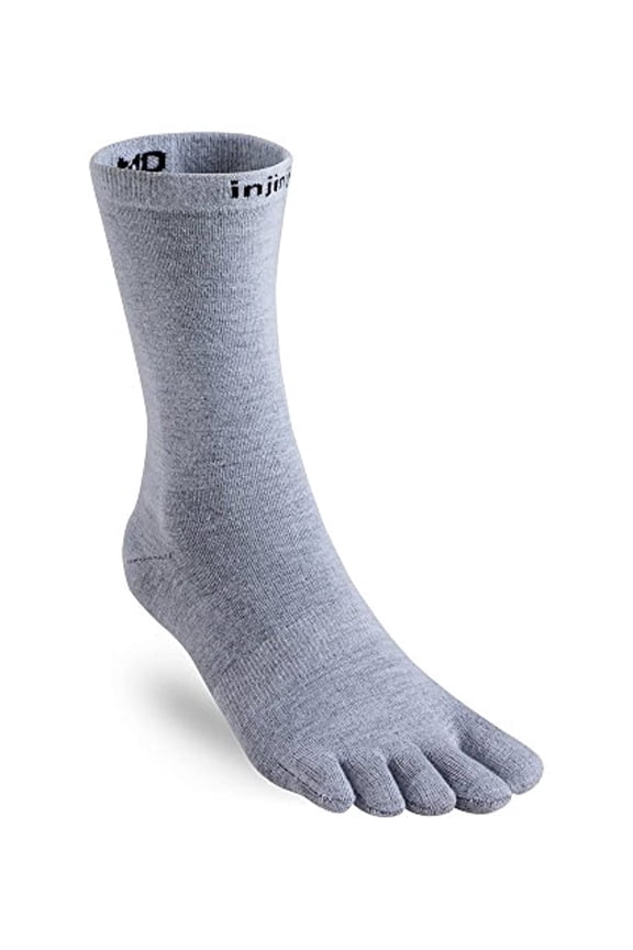 2 0 Men s Liner Crew Toesocks Gray Medium
