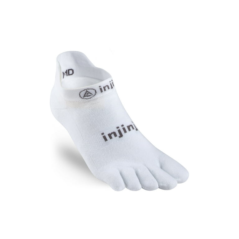 Injinji Men's Run Lightweight No Show Athletic Performance Toe