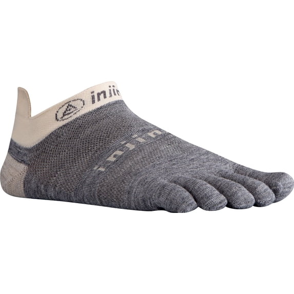 Injinji Performance 2.0 Run Lightweight No Show NuWool Stable Fit Toe Socks New