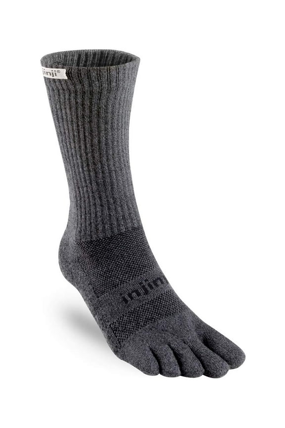 TRAIL Midweight Crew Coolmax Socks, Granite, Medium