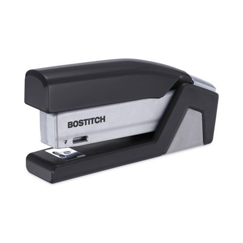 Injoy Spring-Powered Compact Stapler, 20-Sheet Capacity, Black | Bundle of 2 Each