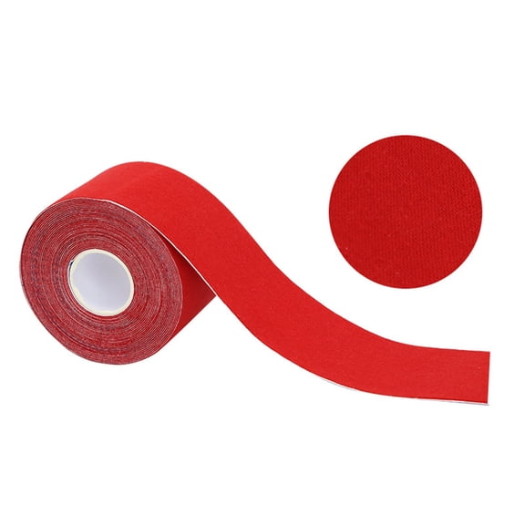 Injury Protection Strip, Red Gym Training Adhesive, Suitable for Bats,Tennis,Gymnastics & Boxing Use 1 Roll 1 In x 16.4 Ft