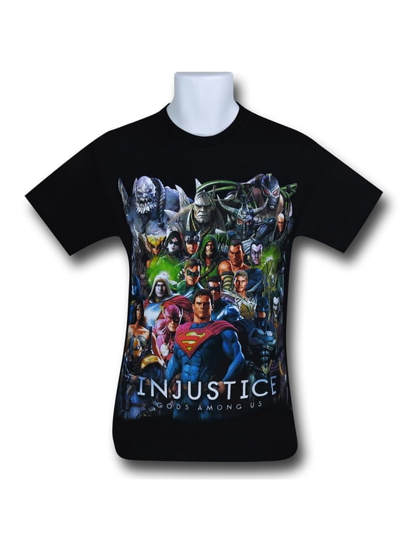 Injustice Big Group T-Shirt-Men's Large