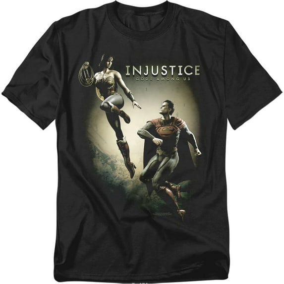Injustice Gods Among Us T-Shirt Battle of The Gods Unisex Graphic Tee For Men & Women
