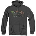 thumbnail image 1 of Injustice Gods Among Us Injustice League Adult Heather Hoodie Sweatshirt Black, 1 of 1