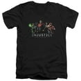 thumbnail image 1 of Injustice Gods Among Us - Injustice League - Slim Fit V Neck Shirt - Medium, 1 of 2
