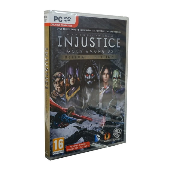 Injustice Gods Among Us Ultimate Edition PC Game - Over 30 New Skins + 6 New Characters + 60 New S.T.A.R. Lab Missions