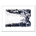 thumbnail image 1 of Ink Abstract Tree Art Print Framed Poster Wall Decor 9x7 inch, 1 of 5