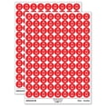 thumbnail image 1 of Ink Bottle Doodle 200+ Round Stickers - Red - Gloss Finish - 0.50" Size, 1 of 3