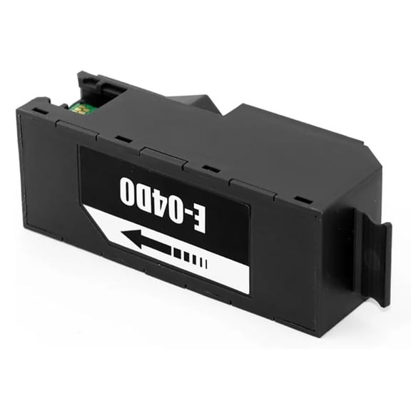 Ink Box with Chip for EcoTank for ET-7700,ET-7750,L7160,L7180,L7188,L7880 Printers, Waste Ink Tank Replacement Part for E-04D0 T04D0