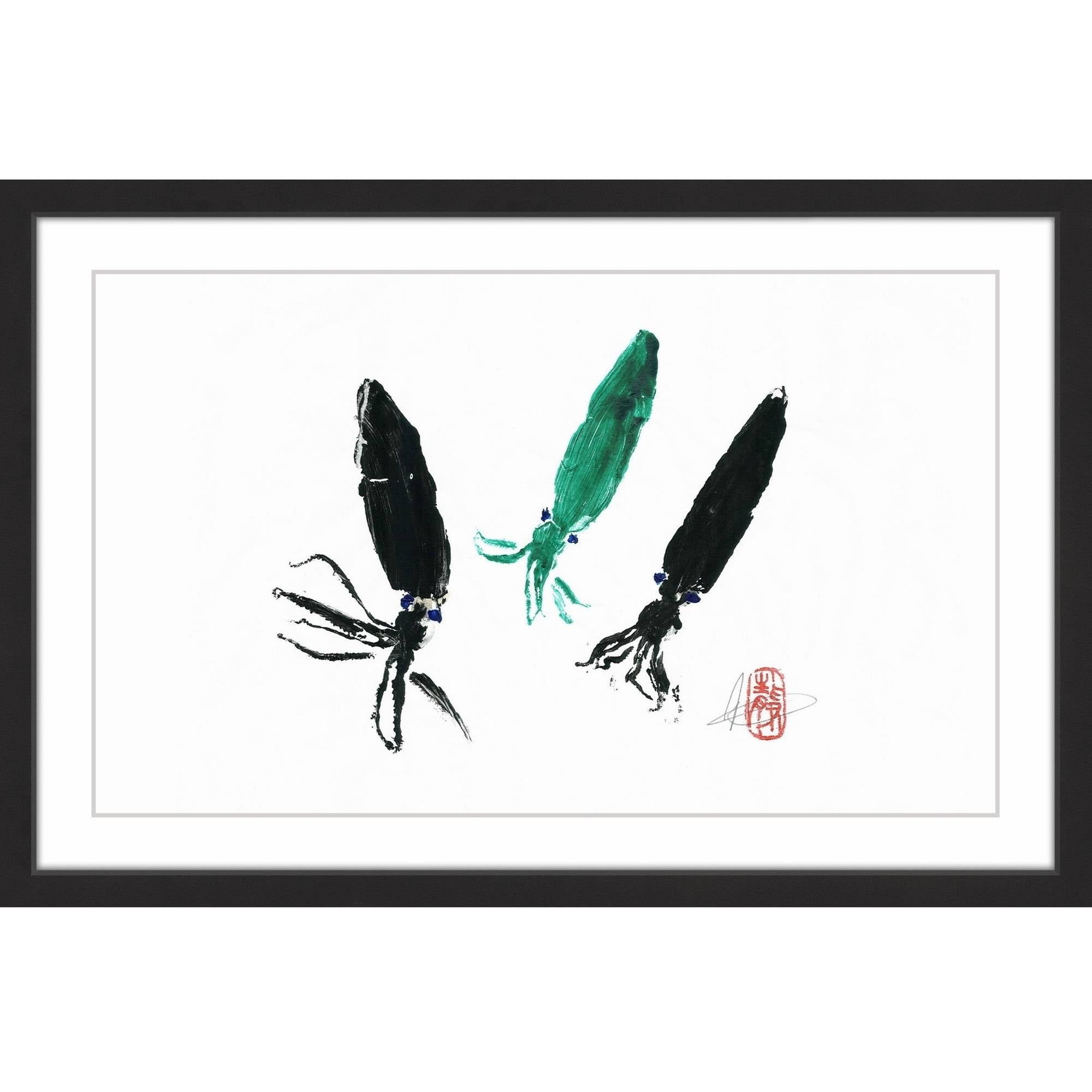 "Ink Brothers & Sister" Framed Painting Print