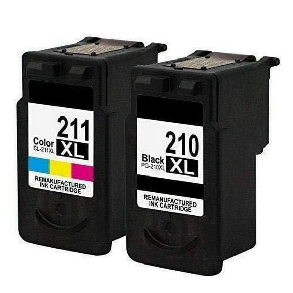 Ink Cartridge Replacements for Canon PG-210XL CL-211XL Ink Pixma iP2700, iP2702, MP230, MP495, MX320, MX420