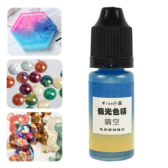 Ink Colors High Concentration Metallic Paint Resin Dye Fast Drying Effect Ink For Epoxy Resin Art Painting Glass Tumbler Making 10ml