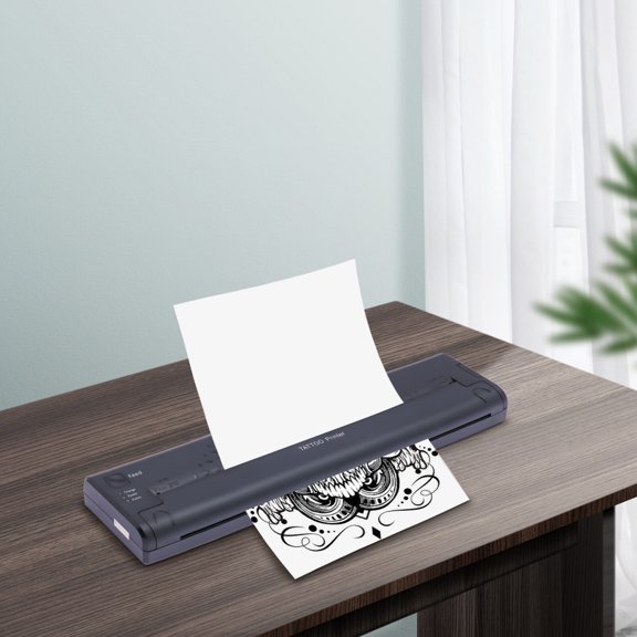 Ink-Free Thermal Tattoo Stencil Copier Bluetooth USB Connect iOS Android PC No Toner Ribbon
